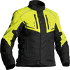 Lindstrands Halden,  textile jacket waterproof,  color: Black/Neon-Yellow,  size: 56