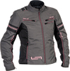 Lindstrands Liden,  textile jacket waterproof women,  color: Grey/Black/Pink,  size: 38