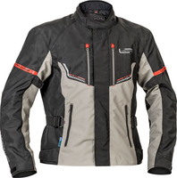 Lindstrands Lomsen,  textile jacket waterproof,  color: Black/Light Grey,  size: 54
