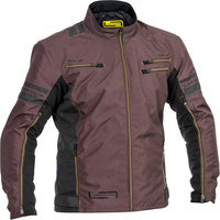 Lindstrands Lysvik,  textile jacket waterproof,  color: Brown/Black,  size: 58