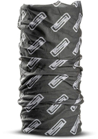 Lindstrands Neck tube,  multifunctional headwear,  color: Black/Grey,  size: One Size