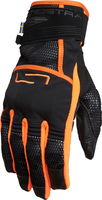 Lindstrands Nyhusen,  gloves unisex,  color: Black/Orange,  size: 13