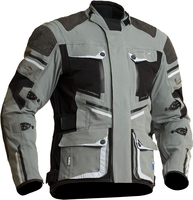Lindstrands Sunne,  textile jacket waterproof,  color: Grey/Black,  size: 56