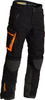 Lindstrands Sunne,  textile pants waterproof,  color: Black/Orange,  size: 56