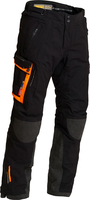 Lindstrands Sunne,  textile pants waterproof,  color: Black/Orange,  size: 60