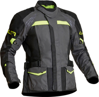Lindstrands Transtrand,  textile jacket waterproof,  color: Grey/Neon-Yellow/Black,  size: 54