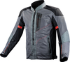 LS2 Alba,  textile jacket,  color: Dark Grey/Black,  size: 4XL