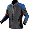 LS2 Alba,  textile jacket,  color: Dark Grey/Black/Blue,  size: XXL