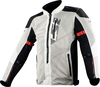 LS2 Alba,  textile jacket,  color: Light Grey/Black,  size: 3XL