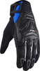 LS2 All Terrain,  gloves,  color: Black/Blue,  size: M