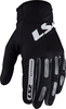 LS2 Bend,  gloves perforated,  color: Black,  size: L
