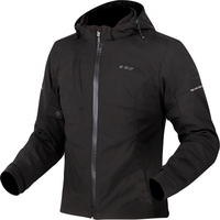 LS2 Bolton,  textile jacket waterproof women,  color: Black,  size: XXL