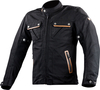 LS2 Bullet,  textile jacket waterproof,  color: Black,  size: XL
