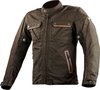 LS2 Bullet,  textile jacket waterproof,  color: Brown,  size: XXL