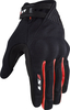 LS2 Dart II,  gloves,  color: Black/Red,  size: M