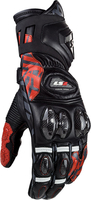 LS2 Feng,  gloves,  color: Black/Red/Neon-Yellow,  size: S