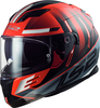 LS2 FF320 Stream Evo Shadow,  integral helmet,  color: Red/Black/Grey,  size: XXS