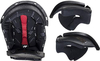 LS2 FF323 Racing FIM,  wind deflector,  color: Black,  size: S