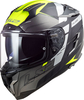 LS2 FF327 Challenger Allert,  integral helmet,  color: Matt Grey/Neon-Yellow,  size: XXS
