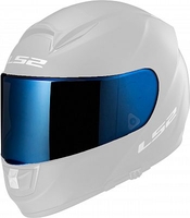 LS2 FF327 Challenger,  visor mirrored