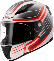 LS2 FF353 Rapid II Circuit,  full face helmet,  color: White/Red/Grey,  size: L
