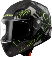 LS2 FF353 Rapid II Pirates,  full face helmet,  color: Matt Black/Grey/Neon-Yellow,  size: XL