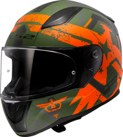 LS2 FF353 Rapid II Thunderbirds,  integral helmet,  color: Matt Olive/Orange,  size: 3XL
