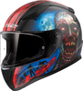 LS2 FF353 Rapid II Zombie,  full face helmet,  color: Black/Red/Blue/Grey,  size: XXL