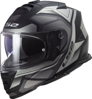 LS2 FF800 Storm II Faster,  full face helmet,  color: Matt Black/Grey,  size: XXL