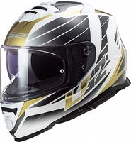 LS2 FF800 Storm Nerve Gold,  integral helmet