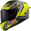 LS2 FF805 Thunder Carbon Space,  integral helmet,  color: Matt Neon-Yellow/Grey,  size: XS