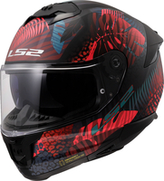 LS2 FF808 Stream II Jungle,  full face helmet,  color: Matt Black/Pink/Blue,  size: L