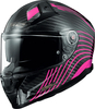 LS2 FF811 Vector II Carbon Flux,  integral helmet,  color: Pink/Black,  size: XXS