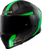 LS2 FF811 Vector II Carbon Grid,  full face helmet,  color: Matt Black/Neon-Green,  size: S