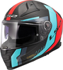 LS2 FF811 Vector II Carbon Grid,  integral helmet,  color: Matt Black/Grey,  size: XL