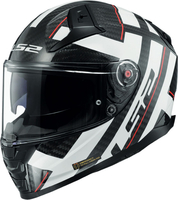 LS2 FF811 Vector II Carbon Strong,  integral helmet,  color: Black/White,  size: XS