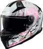 LS2 FF811 Vector II Darkflo,  full face helmet,  color: White/Pink,  size: XXS