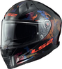 LS2 FF811 Vector II Kamo,  integral helmet,  color: Black/Purple/Red,  size: XXL