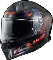 LS2 FF811 Vector II Kamo,  integral helmet,  color: Black/Purple/Red,  size: XXS
