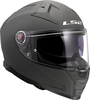 LS2 FF811 Vector II Solid,  full face helmet,  color: Matt-Black,  size: XXS