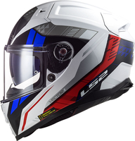 LS2 FF811 Vector II Stylus,  integral helmet,  color: White/Grey/Red/Blue,  size: XXL
