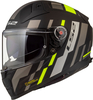 LS2 FF811 Vector II Tron,  full face helmet,  color: Matt Black/Grey/Neon-Yellow,  size: XXL