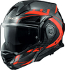 LS2 FF901 Advant X Carbon Future,  modular helmet,  color: Black/Red,  size: M