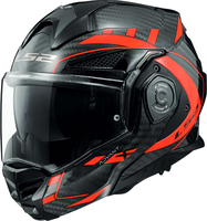 LS2 FF901 Advant X Carbon Future,  modular helmet,  color: Black/Red,  size: M