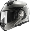 LS2 FF901 Advant X Jeans,  modular helmet,  color: Silver/Grey,  size: M