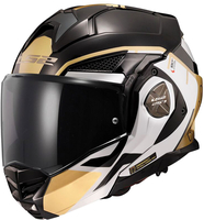 LS2 FF901 Advant X Metryk,  modular helmet,  color: Black/White/Beige,  size: 3XL