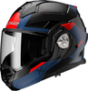 LS2 FF901 Advant X Oblivion,  modular helmet,  color: Matt Black/Dark Blue/Red,  size: 3XL
