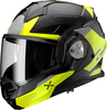 LS2 FF901 Advant X Oblivion,  modular helmet,  color: Matt Black/Grey/Neon-Yellow,  size: 3XL