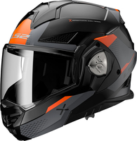 LS2 FF901 Advant X Oblivion,  modular helmet,  color: Matt Black/Grey/Orange,  size: XL