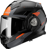 LS2 FF901 Advant X Oblivion,  modular helmet,  color: Matt Black/Grey/Orange,  size: XS